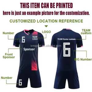 热销100% 涤纶透气足球衫厂家直销运动休闲服 - Product Image 6