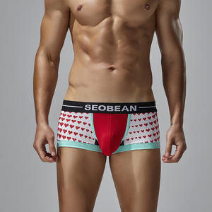 नई पहुंच अच्छी गुणवत्ता वाले पुरुषों की आरामदायक सांस सांस लेने योग्य डिजाइन अंडरवियर बॉक्सर शॉर्ट्स - Product Image 1