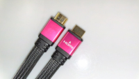 Câble HDMI Haute Définition 19+1 pour Téléviseurs, Décodeurs, Ordinateurs Portables, Moniteurs, Norme 4K, Conducteur en Cuivre