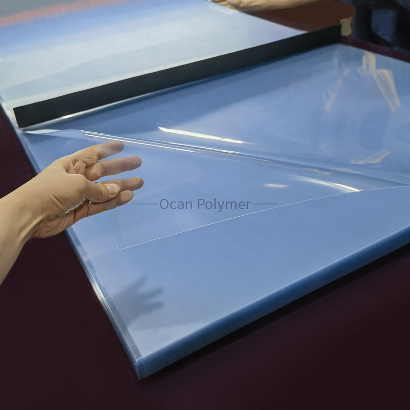 250 Micron Plastic Transparent PVC Sheet