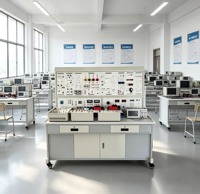 Matériel didactique pour la formation en électronique et en ingénierie électrique, banc de travail de circuit et d'équipement magnétique pour l'enseignement pratique en collège