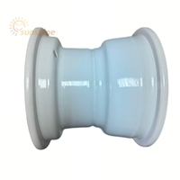 Pneus de moyeu de roue en acier pour voiturettes de golf, pour jantes de quad ATV à quatre trous de 8 pouces, pièces 8x7