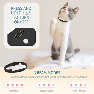 Juguetes Láser Automáticos Recargables por USB para Gatos, Collar Láser Interactivo para Gatos con Luces LED - Product Image 4