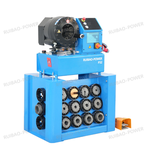 RUIBAO P32 <span class=keywords><strong>HD</strong></span> CNC Version hydraulique tuyau sertissage coupe automatique dénudeur 200v 110v 480v 240v hydraulique 2 pouces PLC - Product Image 6