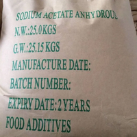 Approvisionnement d'usine Acétate de sodium de haute qualité anhydre/additif alimentaire trihydraté
