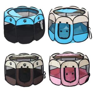 Rarewe, accesorios para mascotas, tienda para perros, logotipo personalizado, resistente a la masticación, transpirable, octogonal, corralito para mascotas, cama plegable para mascotas para gatos y perros - Product Image 1