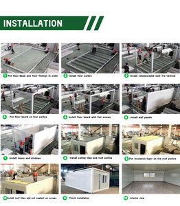 Sang trọng cabin chim có thể gập lại đúc sẵn thép nhà Bộ dụng cụ thông minh container nhà cho khách sạn ứng dụng trên bán - Product Image 5