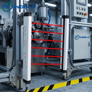 Industrial Safety Light Curtain Finger Hand Protection Sensor Guarding System Detection Automation Photoelectric Measurement