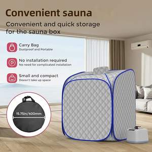 Sauna de Vapor Portátil Plegable para el Hogar con Estufa, Venta al por Mayor Directa de Fábrica, OEM ODM Personalizado para el Cuidado de la Piel y Ayuda para Dormir - Product Image 5