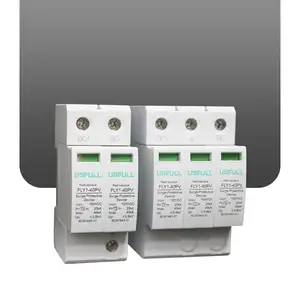 Útil de descargadores de corrientes de dc spd tipo 20ka 40ka electrónica de protección de la Caja