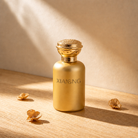 Flacon de parfum vide en verre 30ml 50ml 100ml, plaqué or et argent, rechargeable, atomiseur à bille, logo personnalisé