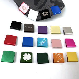 即納可能 レーザー刻印用ブランクステンレススチールアルミニウム野球帽ブリムクリップピンタグ メタルキャップクリップ - Product Image 5