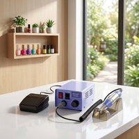 Perceuse à ongles électrique professionnelle Jd3500, puissante, en plastique, prise US, portable