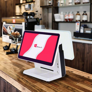 Windows I5 4210M Pantalla táctil Pantalla dual Soporte de cobre Caja registradora 4 + 128G - Product Image 1