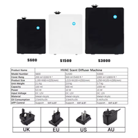 Diffuseur d'arômes intelligent de luxe pour la maison et les hôtels, avec contrôle Wi-Fi par application, sans eau, nébulisation, pour hall d'hôtel, compatible avec système CVC