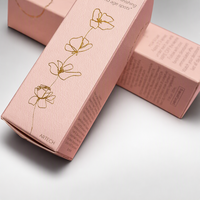 Boîte à cosmétiques en papier enduit écologique avec logo personnalisé, certifiée FSC, emballage de luxe en carton rigide pour produits de soin de la peau en gros