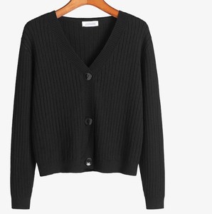 Áo khoác <span class=keywords><strong>cardigan</strong></span> dệt kim cổ V bán buôn, áo khoác tay dài nữ, áo len dáng ngắn, size lớn, áo len dáng ôm, áo choàng <span class=keywords><strong>cardigan</strong></span> - Product Image 4