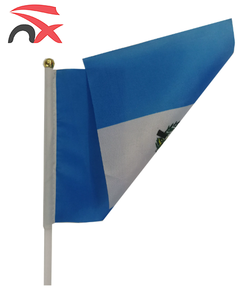 Печать на заказ Двусторонняя 14*21 см полиэстер мини-Гватемала ручной Развевающийся Флаг для активного отдыха - Product Image 2