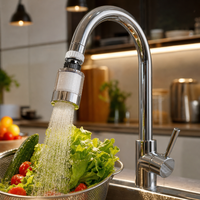 Filtre de Robinet de Cuisine en Coton PP, Purificateur d'Eau du Robinet, Buse Chromée pour Maison et Appartement, Vente en Gros, Fourniture OEM Personnalisée