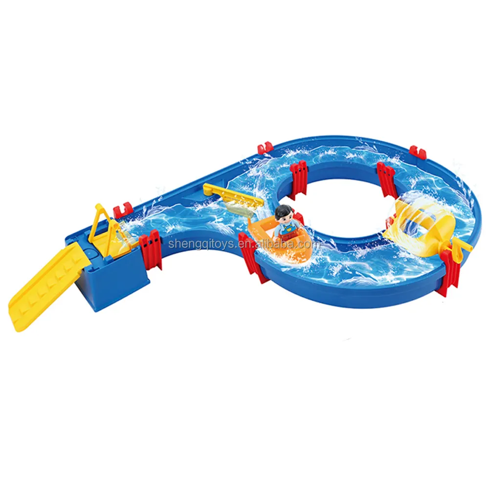 Summer Toys Play World Water Play set Canal System avec bateau pour enfants