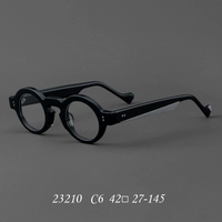 Femmes nouvelle mode rétro optique lunettes cadre à la mode acétate plaque circulaire diamant ordinateur hommes haut de gamme lunettes