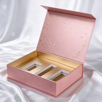 Boîte cadeau rigide en carton personnalisée avec fermeture magnétique pour cosmétiques de luxe, impression personnalisée, logo de marque, recyclable