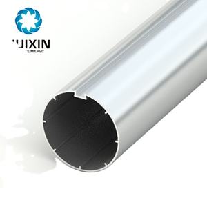 창 롤러 블라인드 알루미늄 바닥 레일 38mm 알루미늄 튜브 얼룩말 블라인드 - Product Image 1