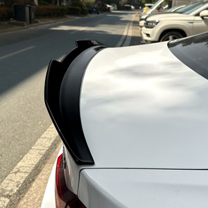 Bmw 4 Series F32 <b>Rear</b> <b>Spoiler</b> Carbon Fiber Texture Ducktail Trunk Lip 2014-2020 - Product Image 3