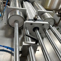 Machine de remplissage de miel semi-automatique/équipement/dispositif pour l'eau/liquide/condenser en conserve/sauce