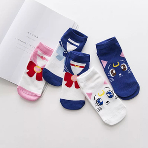 Poliéster encantadora calcetines al por mayor lindo novedad calcetines de <span class=keywords><strong>dibujos</strong></span> animados - Product Image 2