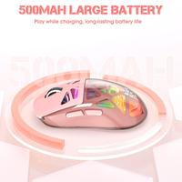 Souris de jeu légère ONIKUMA CW930 avec connectivité tri-mode, boutons programmables et RGB personnalisable, batterie 500 mAh