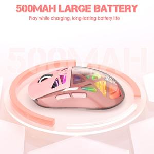 เมาส์เกมมิ่ง ONIKUMA CW930 น้ำหนักเบา พร้อมการเชื่อมต่อแบบสามโหมด ปุ่มตั้งโปรแกรมได้ และไฟ RGB ปรับแต่งได้ แบตเตอรี่ 500 มิลลิแอมป์ - Product Image 4