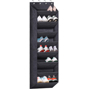 The Door Shoe Organizer for Closet Deep Pockets Large <b>Hanging</b> Shoe Rack for Closet Door - Product Image 1