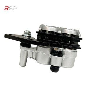 Étrier <span class=keywords><strong>de</strong></span> <span class=keywords><strong>frein</strong></span> arrière RSP SCKQ-08 avec support, double piston en alliage d'aluminium pour moto <span class=keywords><strong>de</strong></span> cross/moto tout-terrain <span class=keywords><strong>50cc</strong></span> 140cc, <span class=keywords><strong>frein</strong></span> à disque hydraulique - Product Image 3
