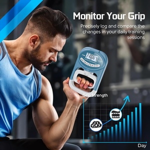 Testeur de force de préhension électronique rechargeable pour bras et doigts, poignées d'exercice légères en ABS pour fitness - Product Image 3
