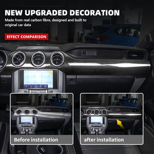 <span class=keywords><strong>Shasha</strong></span> fabricant de Fiber de carbone en gros contrôle Central Auto partie intérieure garniture intérieure de voiture pour Mustang 2015-2022 - Product Image 3
