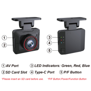 Akeyo 1080P WIFI 120 độ USB sạc gắn Video Recorder rẻ hơn đơn giản Dash Cam với ứng dụng - Product Image 6