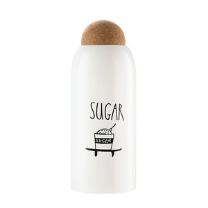 Barattolo di vetro borosilicato alto con sughero sigillato per uso domestico di stoccaggio di grande capacità <span class=keywords><strong>Set</strong></span> di conservazione della frutta secca - Product Image 1