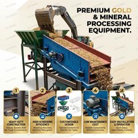 Criba Vibratoria Lineal de Alta Resistencia de 150tph para Clasificación de Minerales y Arena en Sitios Mineros de África