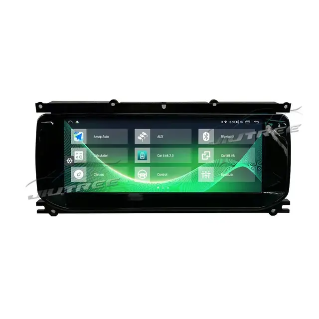 Android 12 For Range Rover Evoque L538 2012-2018カーラジオステレオ交換用GPSマルチメディアプライヤー (ACパネル気候制御付き)