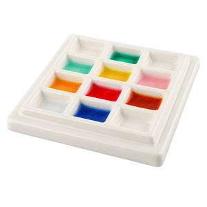<span class=keywords><strong>Palette</strong></span> en céramique pour artiste SINOART, 12 fentes, 2 cm d'épaisseur, <span class=keywords><strong>palette</strong></span> en céramique pour <span class=keywords><strong>aquarelle</strong></span> <span class=keywords><strong>avec</strong></span> <span class=keywords><strong>couvercle</strong></span>, <span class=keywords><strong>palette</strong></span> en porcelaine blanche carrée pour <span class=keywords><strong>aquarelle</strong></span> - Product Image 3
