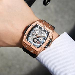 Drioshipping Chinese Wholesale Onola <b>Watch</b> for Men Square Case Luxury Sport <b>Watches</b> Men Wrist Montre Pour Hommes - Product Image 6