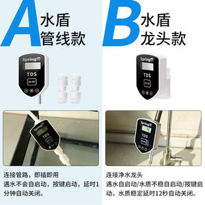 Medidor de Calidad del Agua TDS Integrado SpringIn, Monitoreo en Tiempo Real para Acuarios, Agua Potable Purificada y Agua del Grifo - Product Image 5