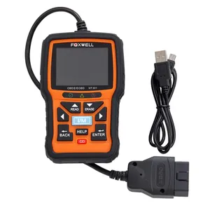 Autel-outil de Diagnostic automatique sans fil NT301, lecteur de Code de défaut OBD2, Scanner pour contrôle du moteur et luminosité I/M