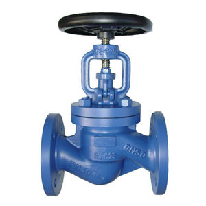 שסתום גלובוס מפוח פלדה יצוקה PN16 PN25 אוויר קיטור מופעל ידנית שסתום גלובוס איטום מפוח - Product Image 5