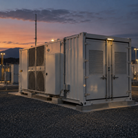 Solution de conteneurisation de batteries C&I avec intégration de distribution d'énergie PCS EMS, de refroidissement et de protection incendie