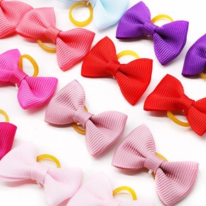 Nouveaux élastiques et bandeaux pour animaux de compagnie de couleur unie, couleur macaron, accessoires pour chats et chiens, en stock - Product Image 5