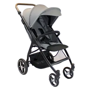 Mode 3 In 1 Kinderwagen Gebruikt Met Autostoel En Reiswieg Een Hand Fold Baby Kinderwagen