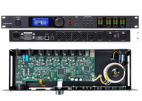 Processeur audio DSP BHA 2 entrées 6 sorties, système de gestion de haut-parleurs en rack, crossover intégré, égaliseur, limiteur pour sonorisation de concert