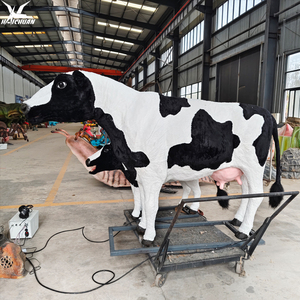 Modèle de vache animatronique réaliste pour la simulation de la <span class=keywords><strong>vie</strong></span> des animaux de ferme, idéal pour les zoos, les musées et les parcs d'attractions - Product Image 5